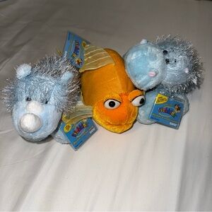 Webkinz Plush Toy Set - Blue and Orange